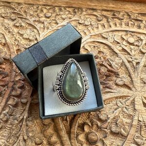 Genuine Labradorite ring size 8.5